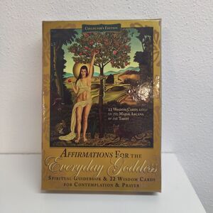 Sought After "Affirmations For The Eveyday Goddess", Book + 22 Cards + 2 Cards